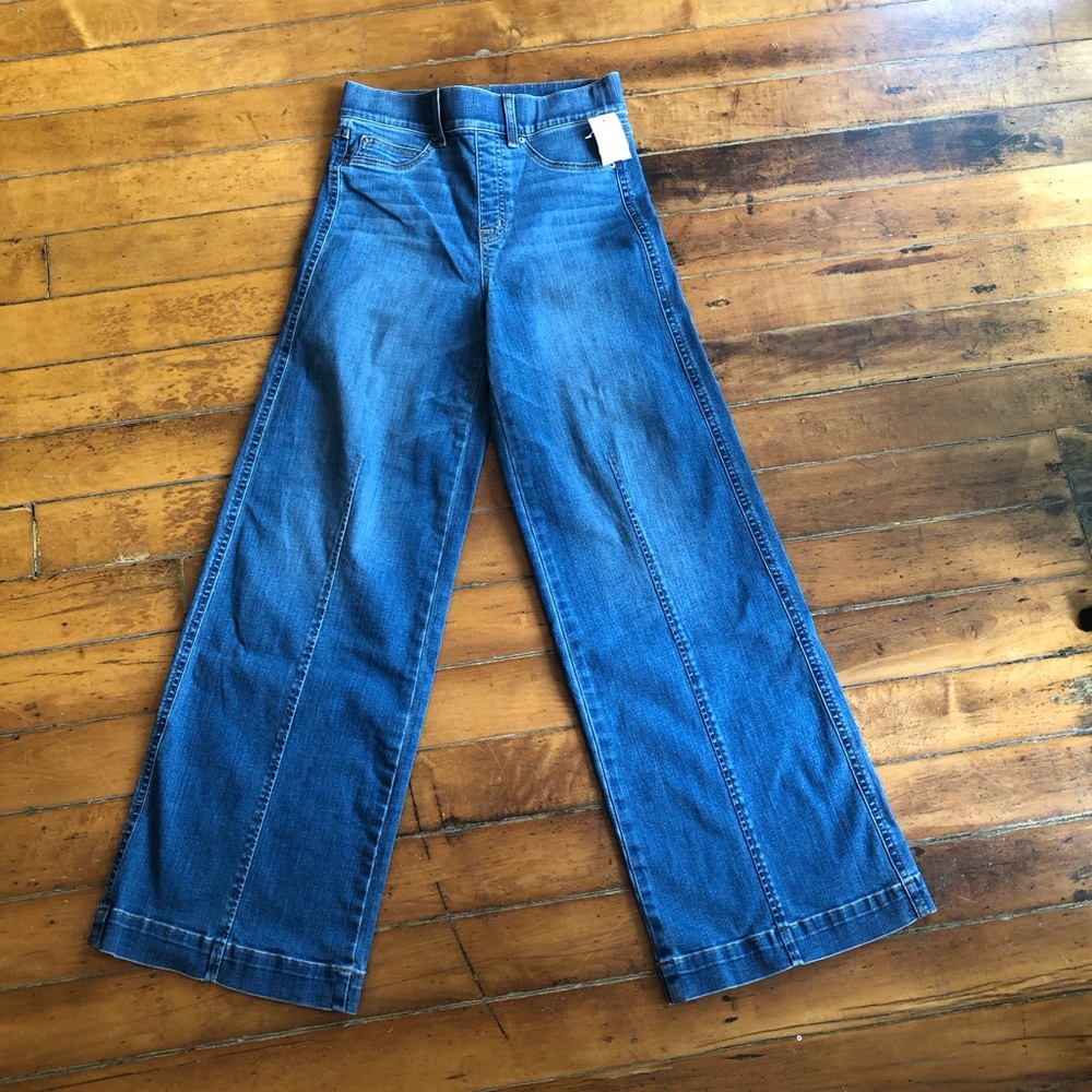 SPANX wide leg jeans